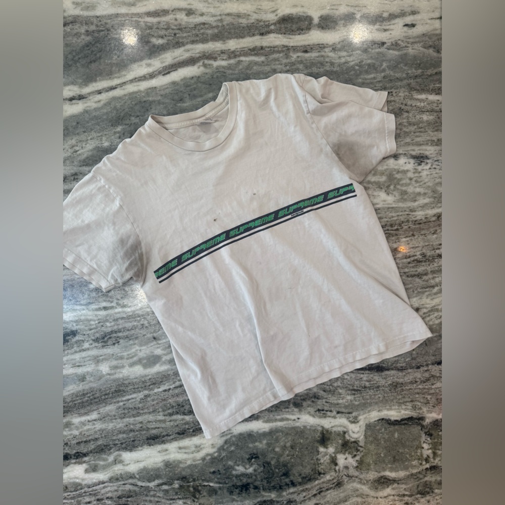 Men’s supreme T-shirt size large AS IS
